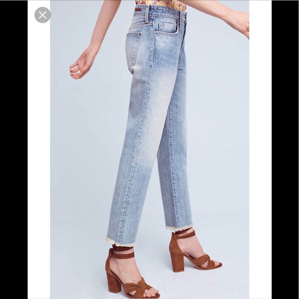 Anthro Pilcro Hyphen Mid-Rise BF Jeans Sz 27
